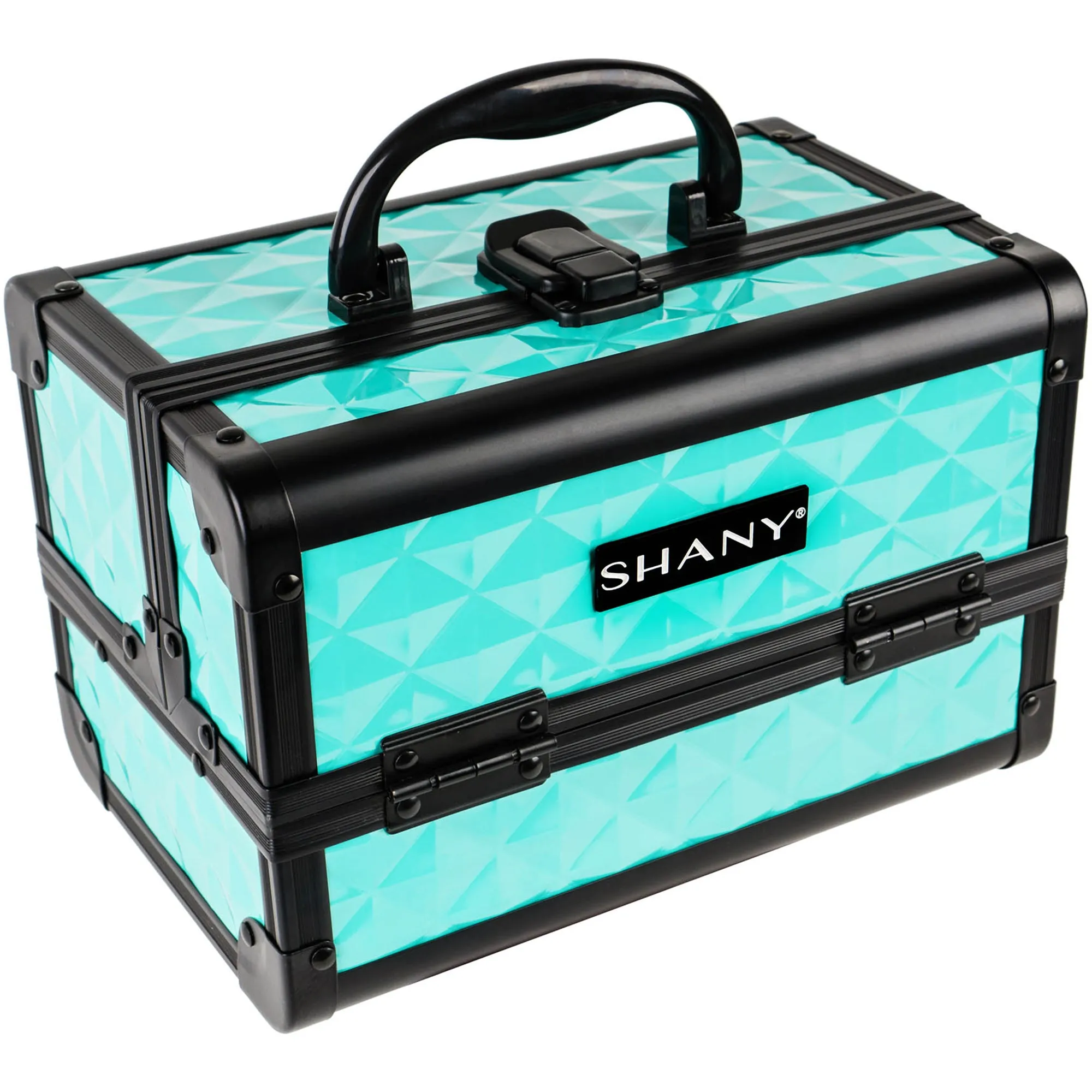 Chic Makeup Train Case with Mirror
