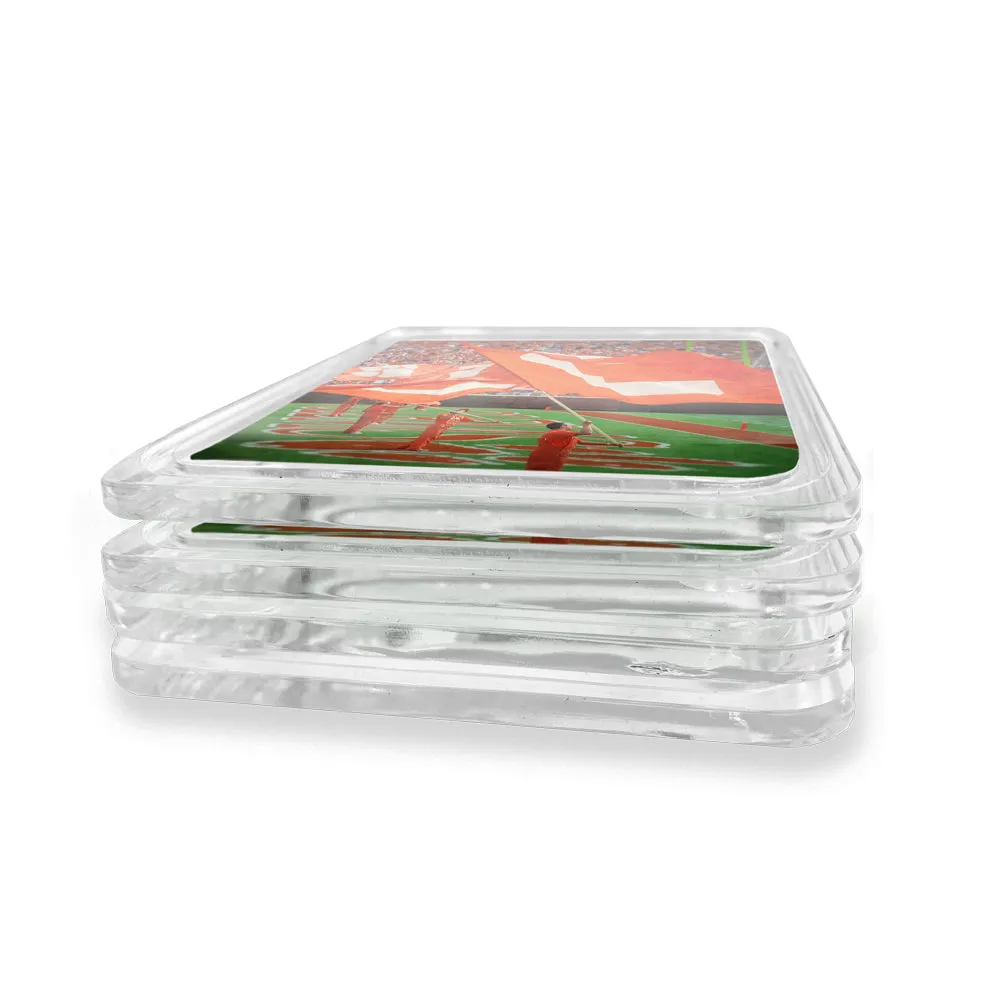 Clemson Tigers - Clemson Score! Drink Coaster