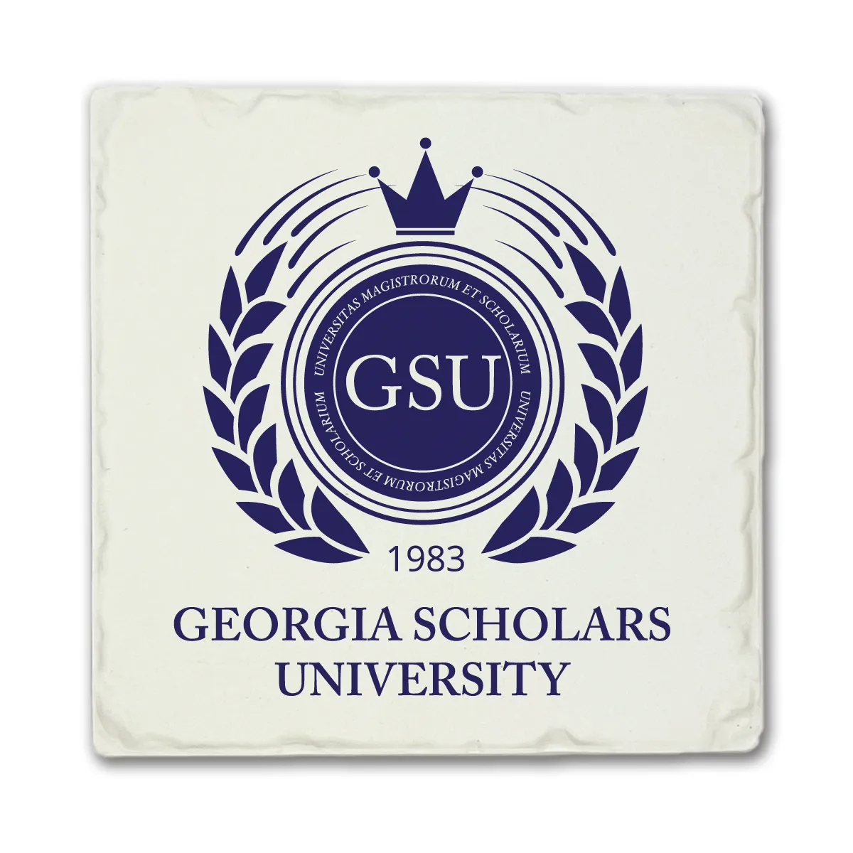 CoasterStone - Absorbent Single Stone Tumbled Square Coaster