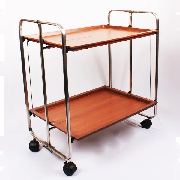 Colonial Foldable Trolley - Teak Colour