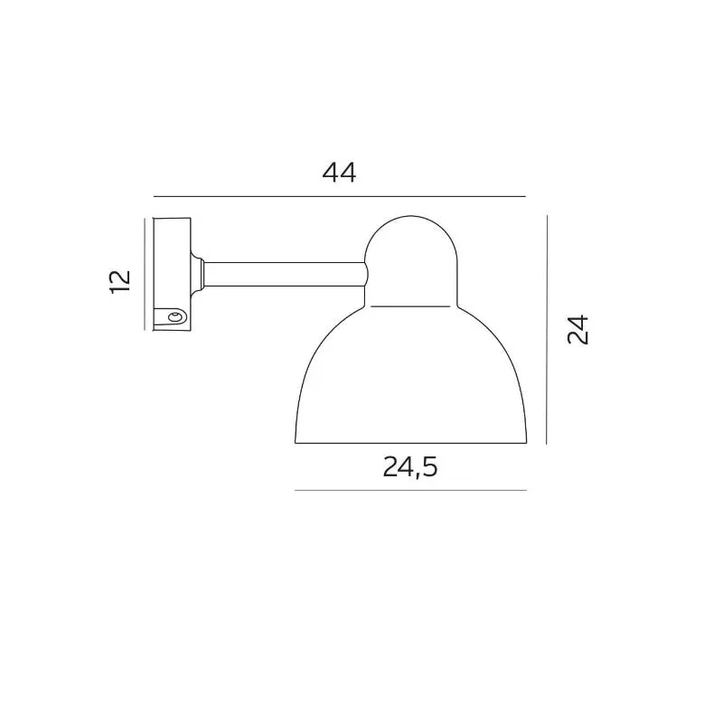 Contemporary Scandinavian Wall Light | Assorted Finish