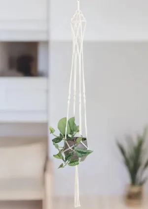 Cotton Rope Hanging Basket