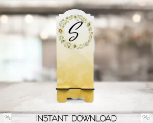 Daisy Cell Phone Stand PNG for Sublimation Design, Digital Download