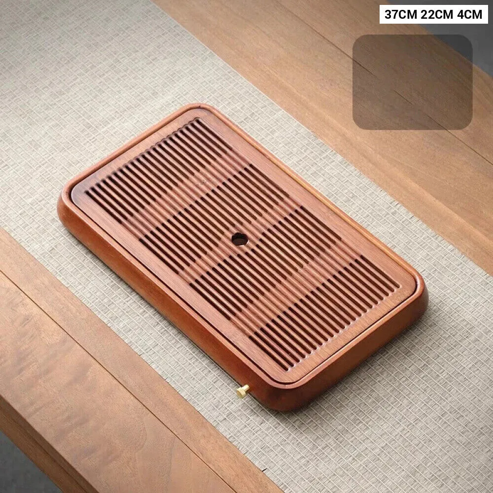 Decorative Bamboo Coffee Tray Set for Kitchen and Restaurant