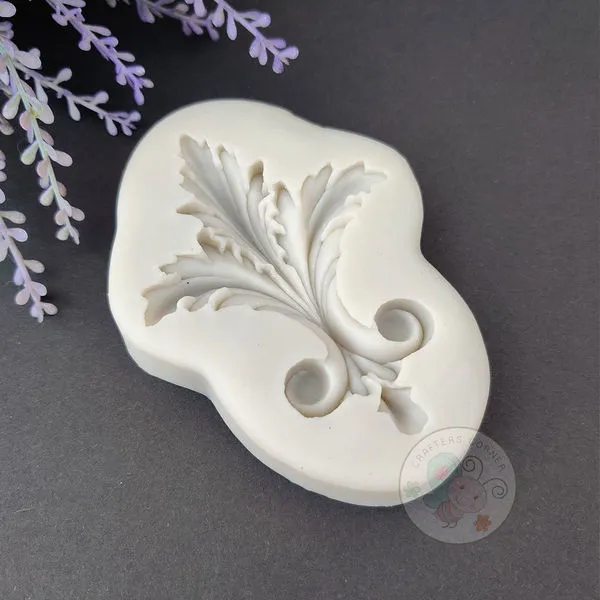 Deep Swirl Motif - Silicon Mould