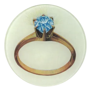 Diamond Ring 5 3/4" Round Plate