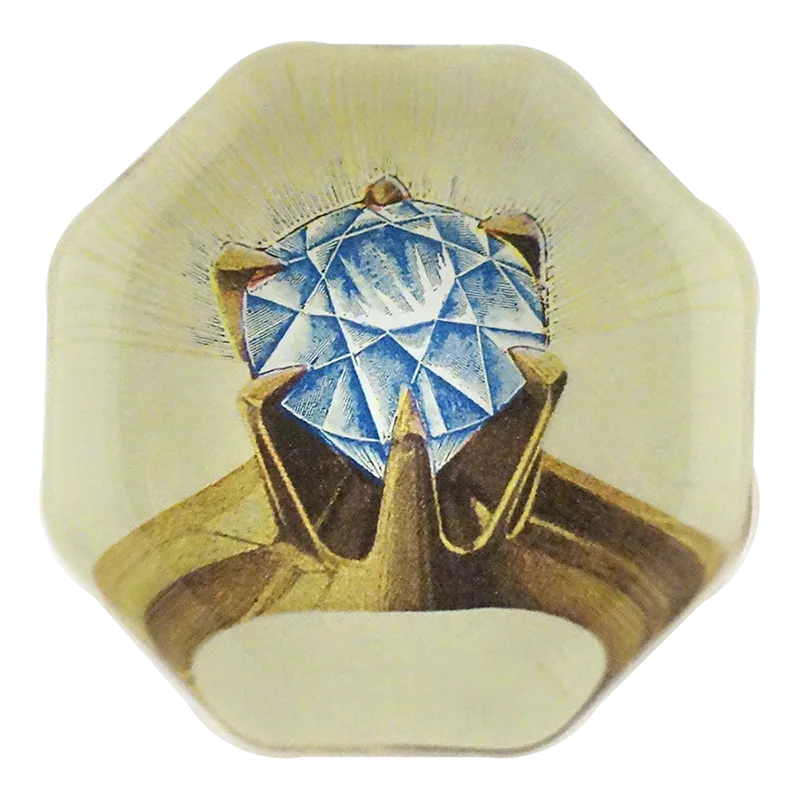 Diamond Ring Octagonal Charm Paper Weight