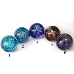 Dichroic Glass Paperweights Artisan Handblown Art Glass Paperweights