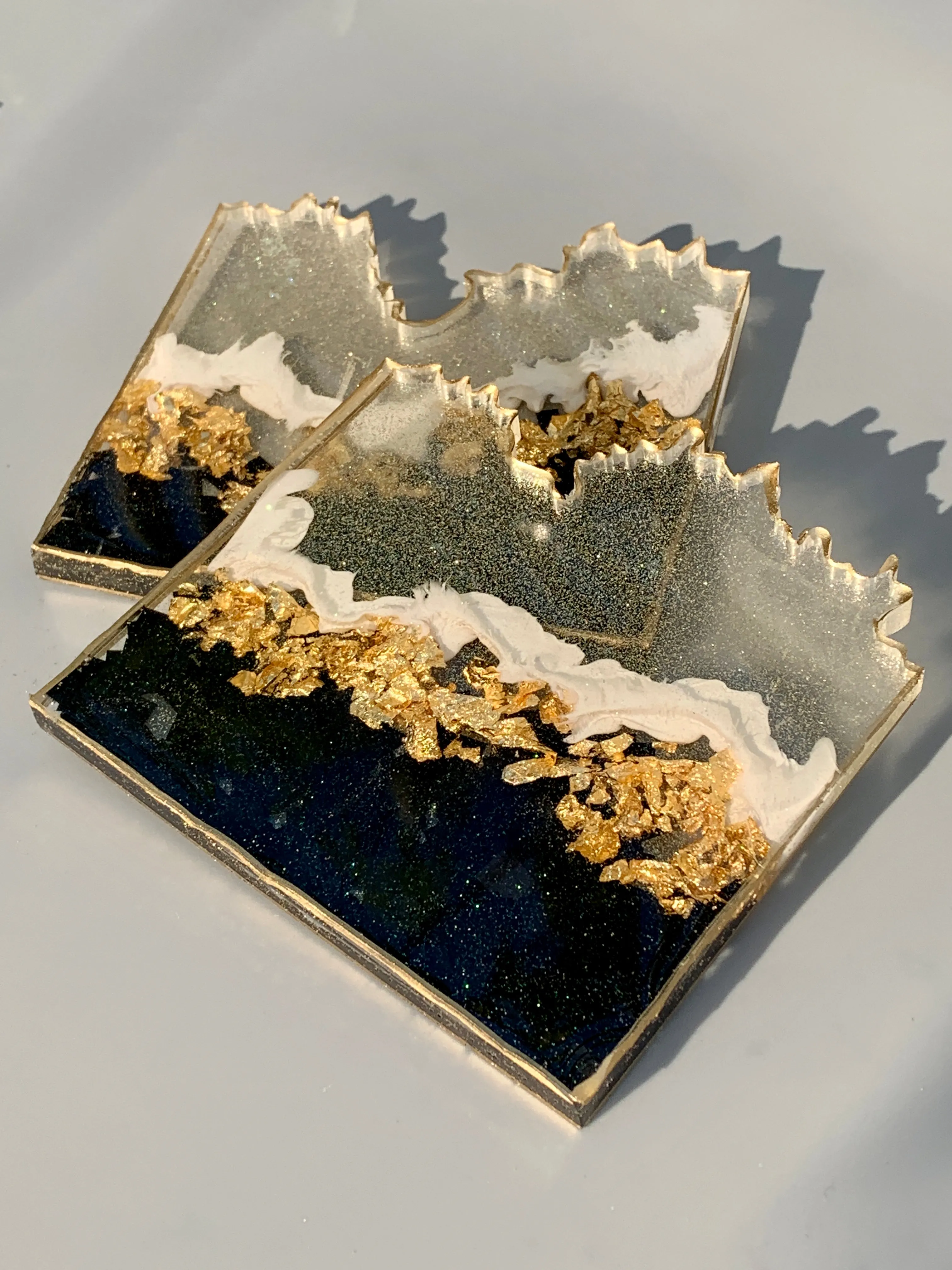 Drink Coasters - Chunky Shimmer
