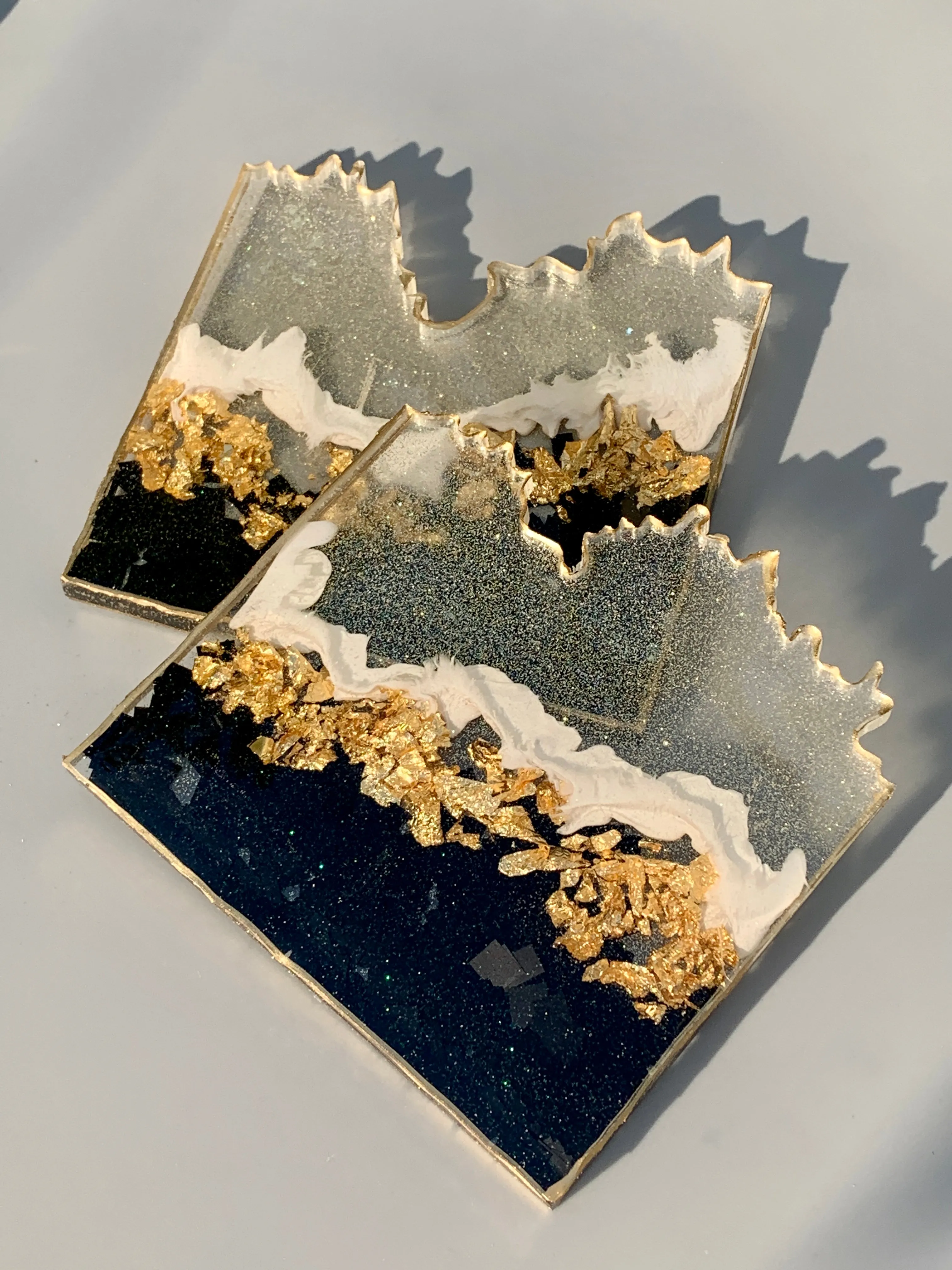 Drink Coasters - Chunky Shimmer