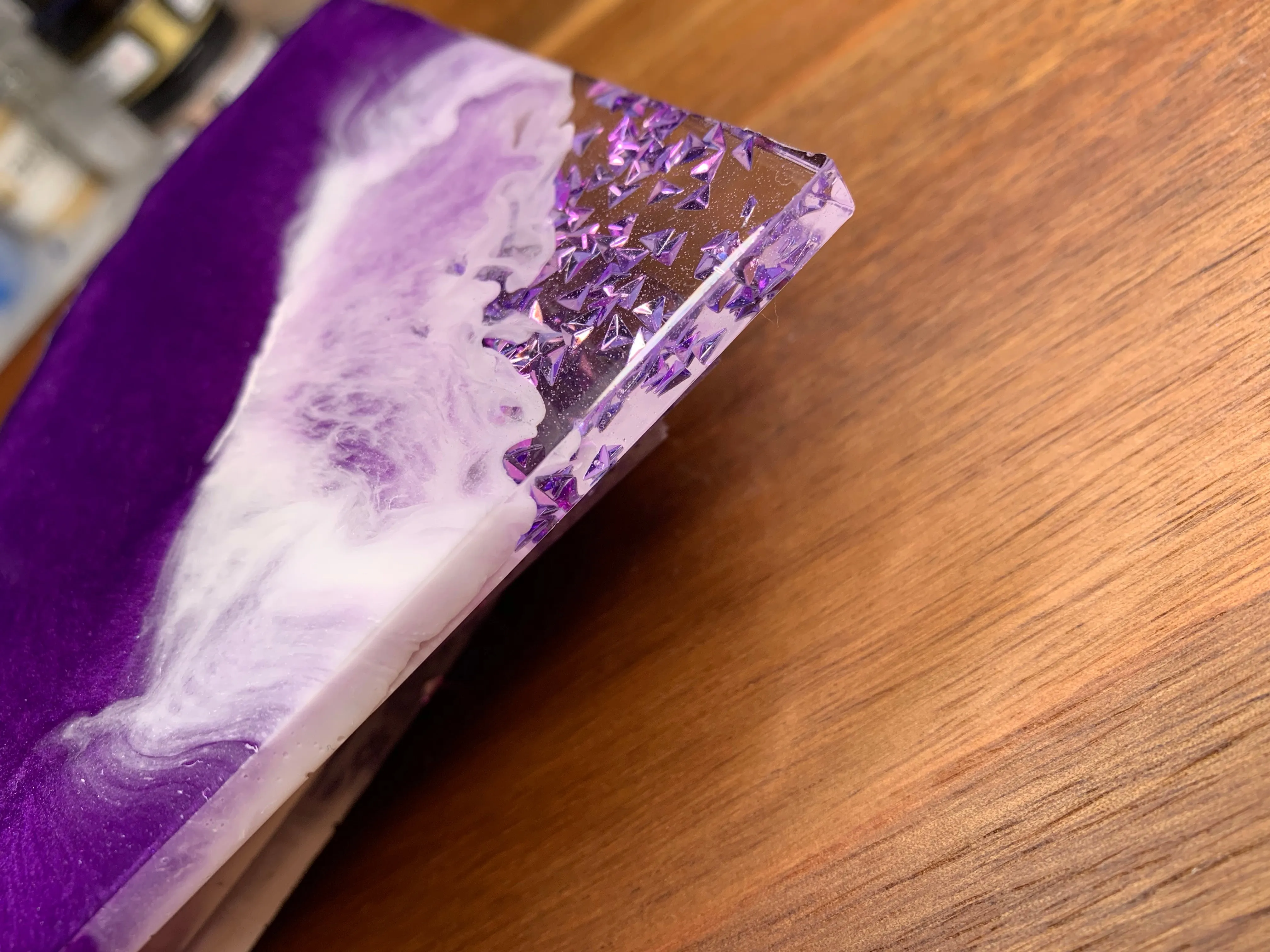Drink Coasters - Purple Hologram