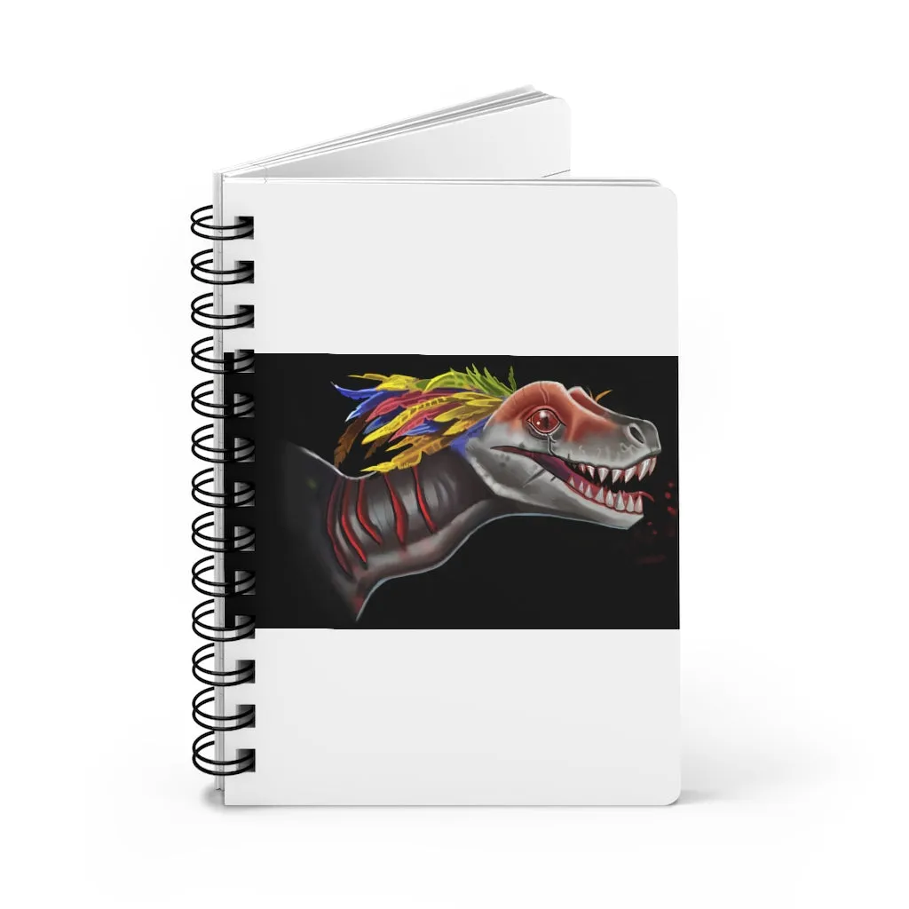 Feathered Raptor Spiral Bound Journal