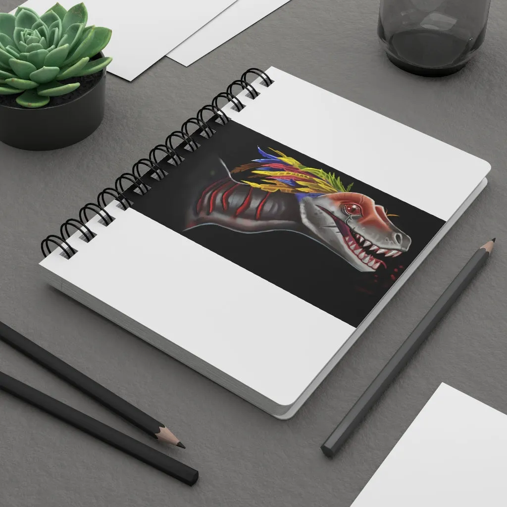Feathered Raptor Spiral Bound Journal
