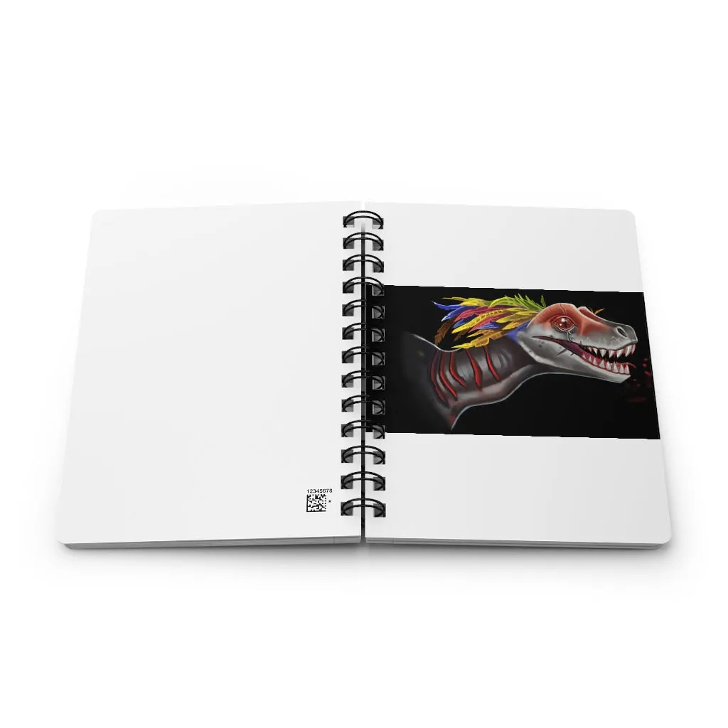 Feathered Raptor Spiral Bound Journal