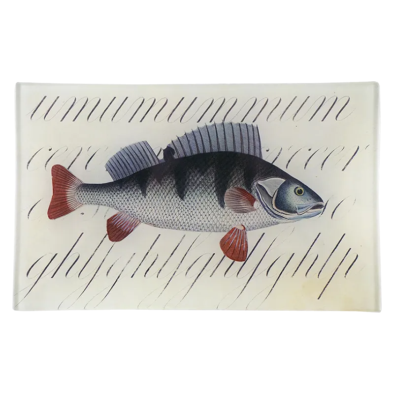Fish with Script 5 x 8" Tray