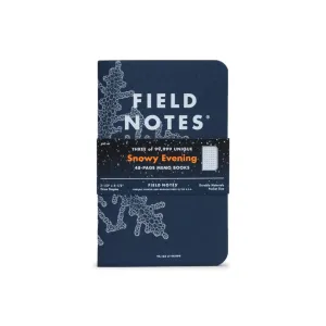 Flake Grid Memo Book | 3-Pack (Snowy Evening)
