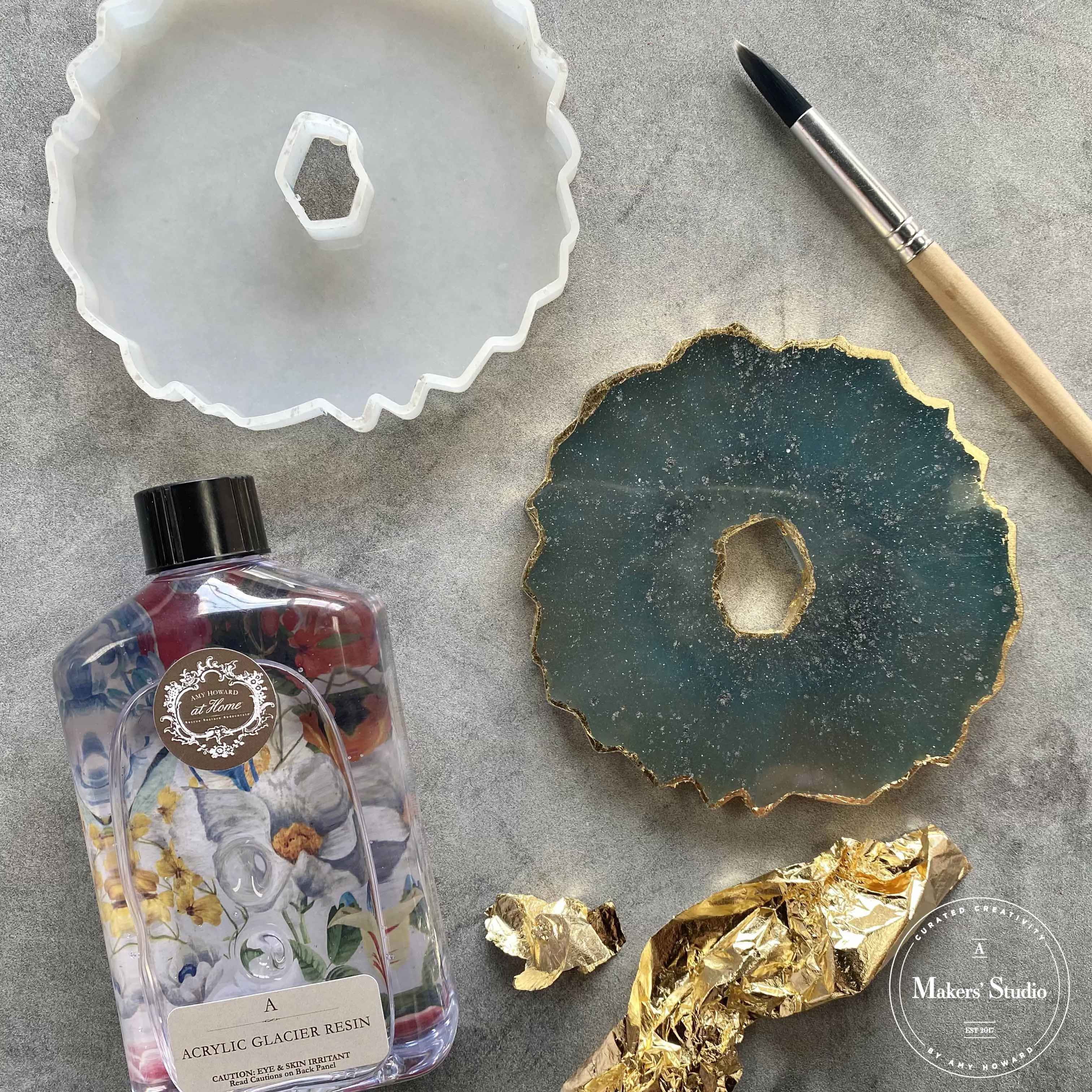 Geode Coasters Trio