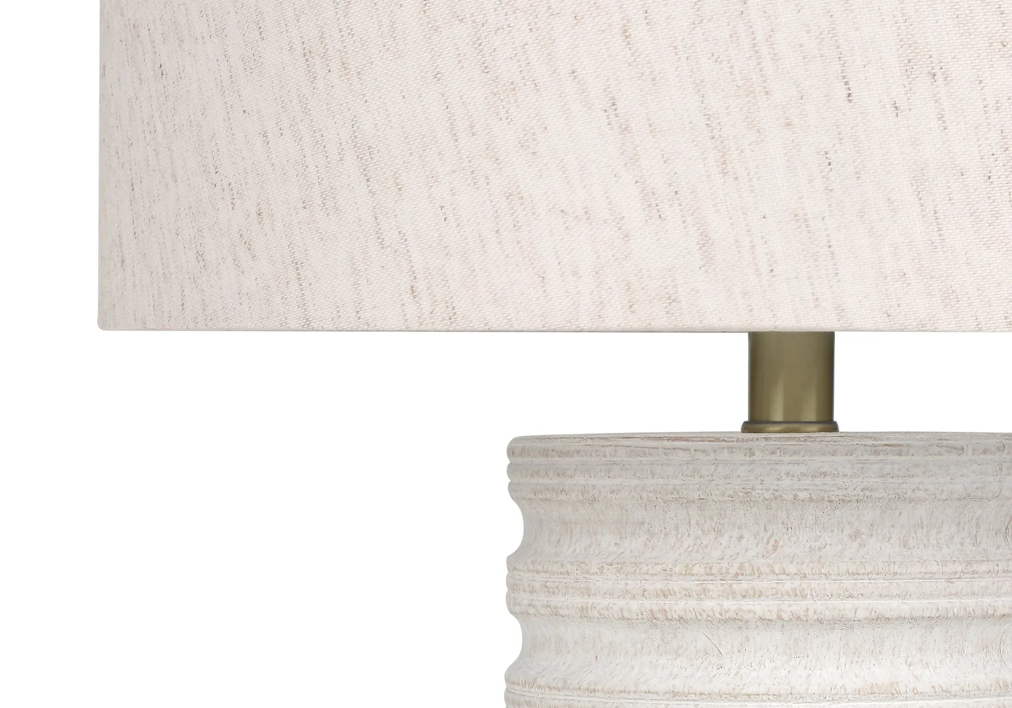 GlowLite Cream Resin Table Lamp - Illuminate Your Space with Style!