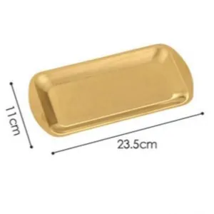 Gold Plated Stainless Steel Tray 11 cm