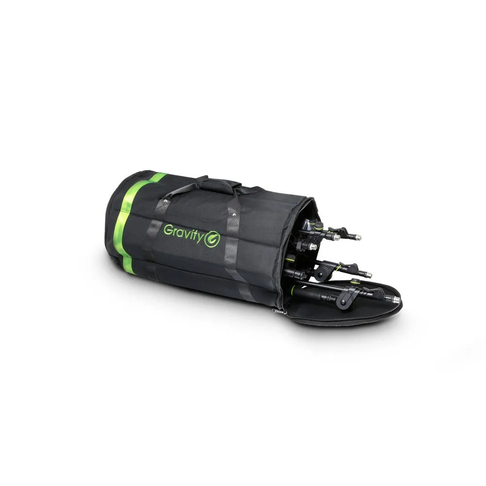 Gravity GR-GBGMS6SB Transport Bag for 6 Microphone Stands  - Short