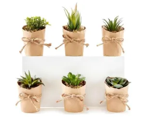 Greenery in Burlap
