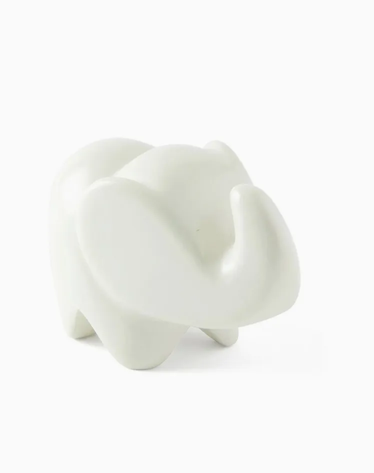 Handmade Soapstone Elephant Paperweight/Hand Carved Miniature Figurines/Sculptures