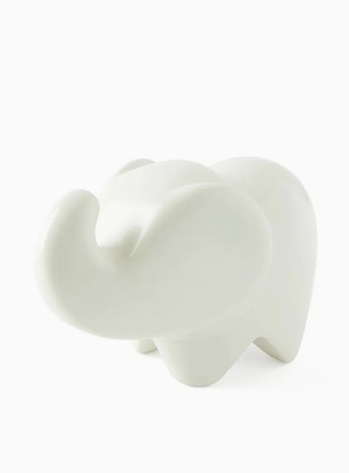 Handmade Soapstone Elephant Paperweight/Hand Carved Miniature Figurines/Sculptures