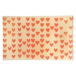 Heart Rows 5 x 8" Tray