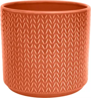 Ivyline 15cm Chevron Sienna Planter