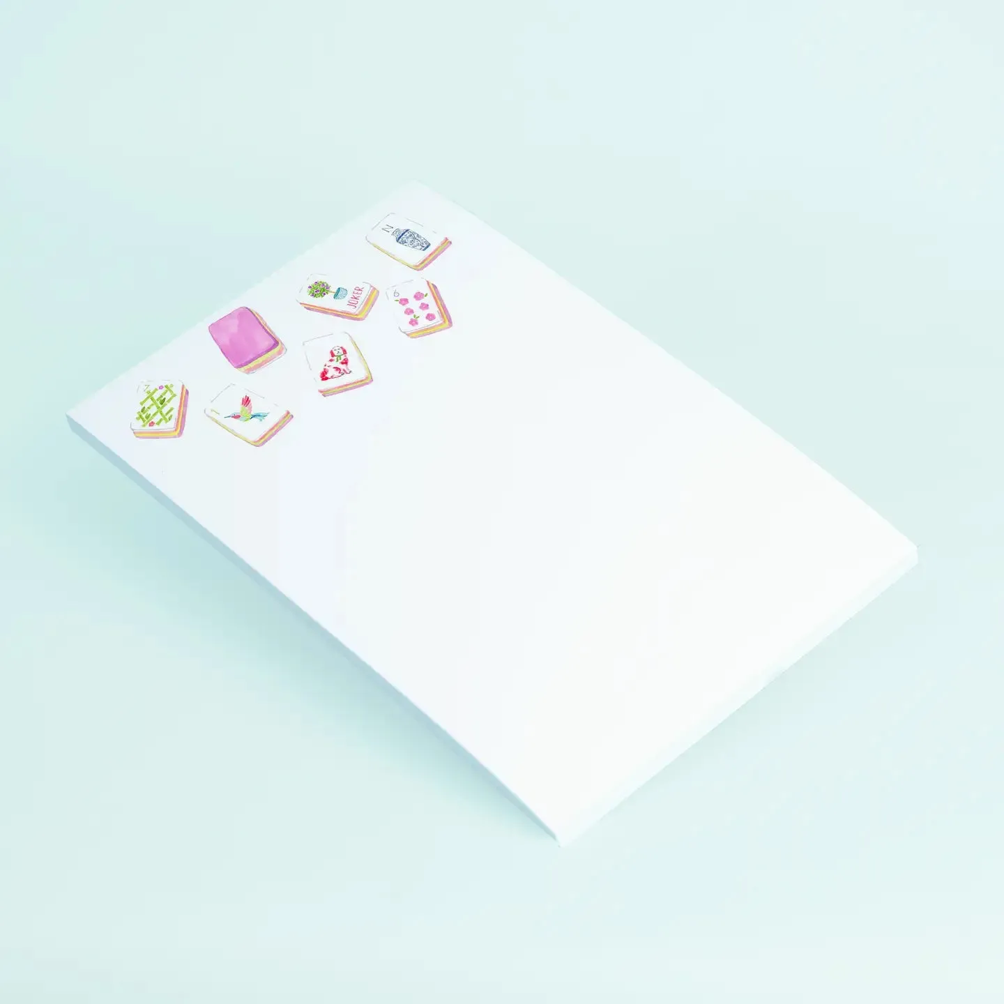 Large Mahjong Tiles Notepad