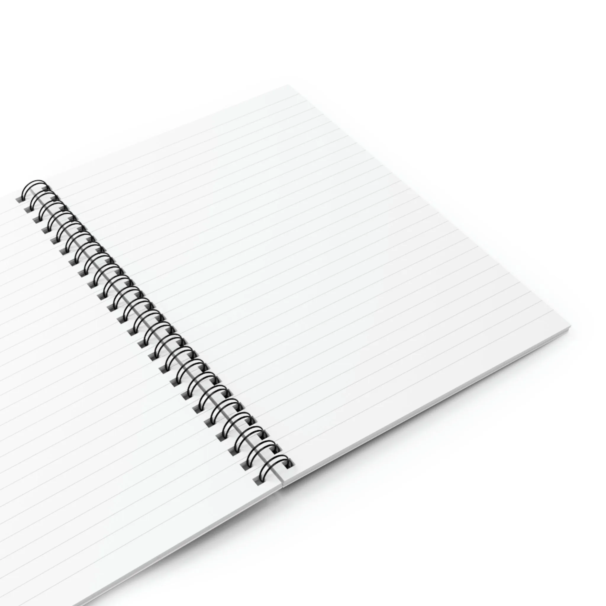 Large White Flower, Spiral Notebook Journal - Write in Style