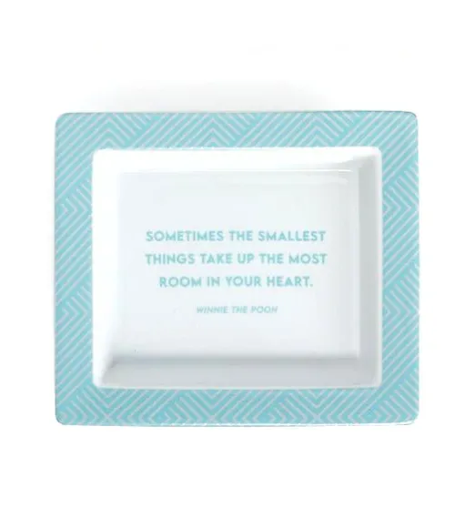 Large Wise Saying Trinket Trays