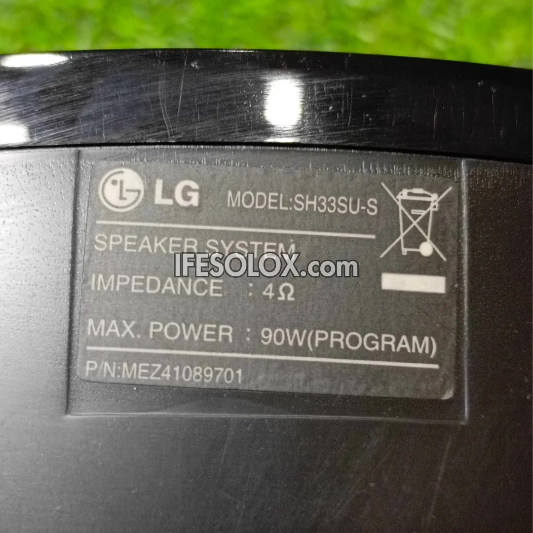 LG SH33SU-S 4Ohms Home Theatre Surround Speakers Complete Set - Foreign Used
