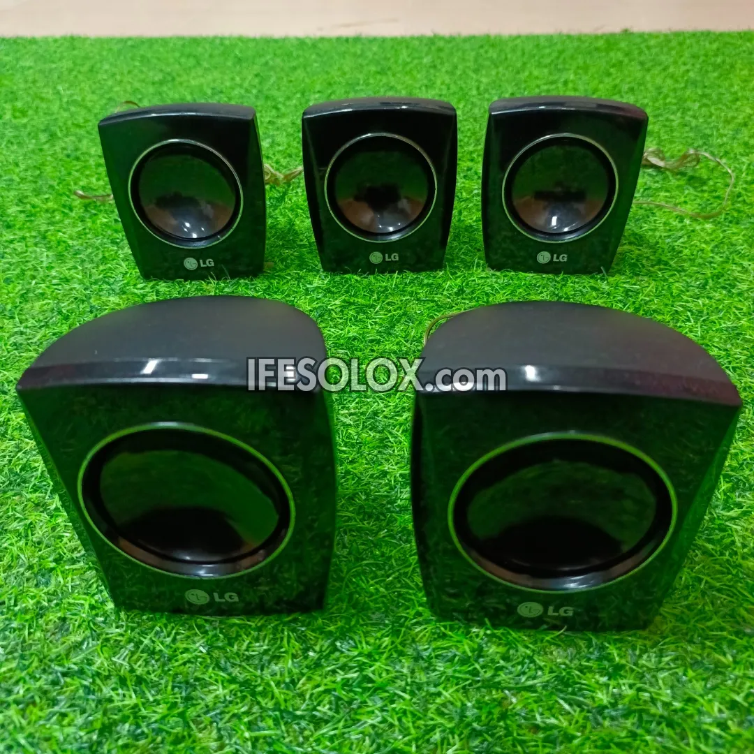 LG SH33SU-S 4Ohms Home Theatre Surround Speakers Complete Set - Foreign Used
