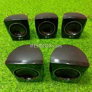 LG SH33SU-S 4Ohms Home Theatre Surround Speakers Complete Set - Foreign Used