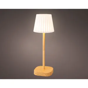 Lumineo 34.5cm Warm White LED Round Table Lamp