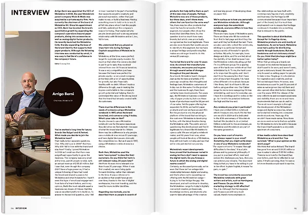 Magazine B - Issue 62 Moleskine