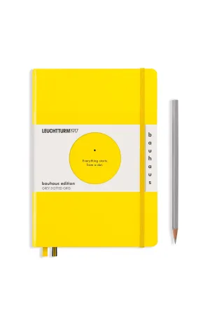 Medium Hardcover Notebook (Bauhaus Edition - Lemon)