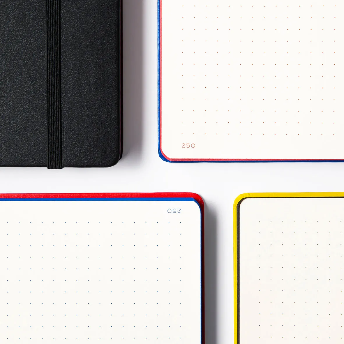 Medium Hardcover Notebook (Bauhaus Edition - Lemon)