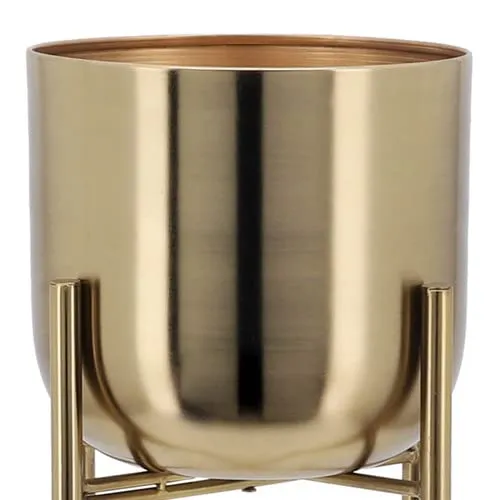 METAL DECORATIVE MODERN INDOOR PLANTER - PACK OF 2
