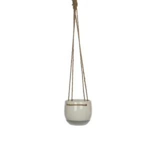 Mica Decorations 13.5cm White Resa Hanging Houseplant Pot
