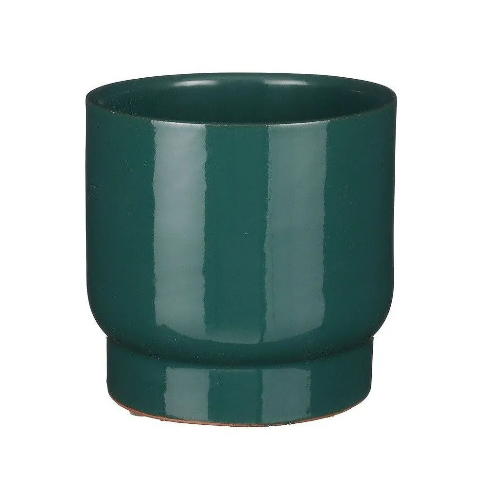 Mica Decorations 17cm Green Round Thiago Pot