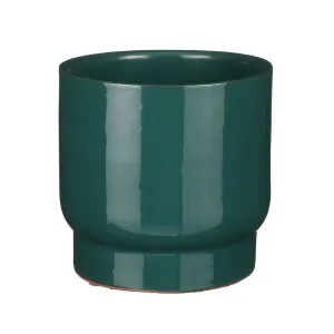 Mica Decorations 17cm Green Round Thiago Pot