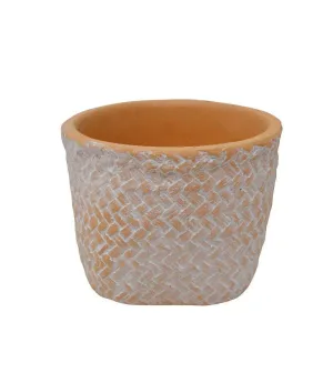 Mini Basket Weave Pot