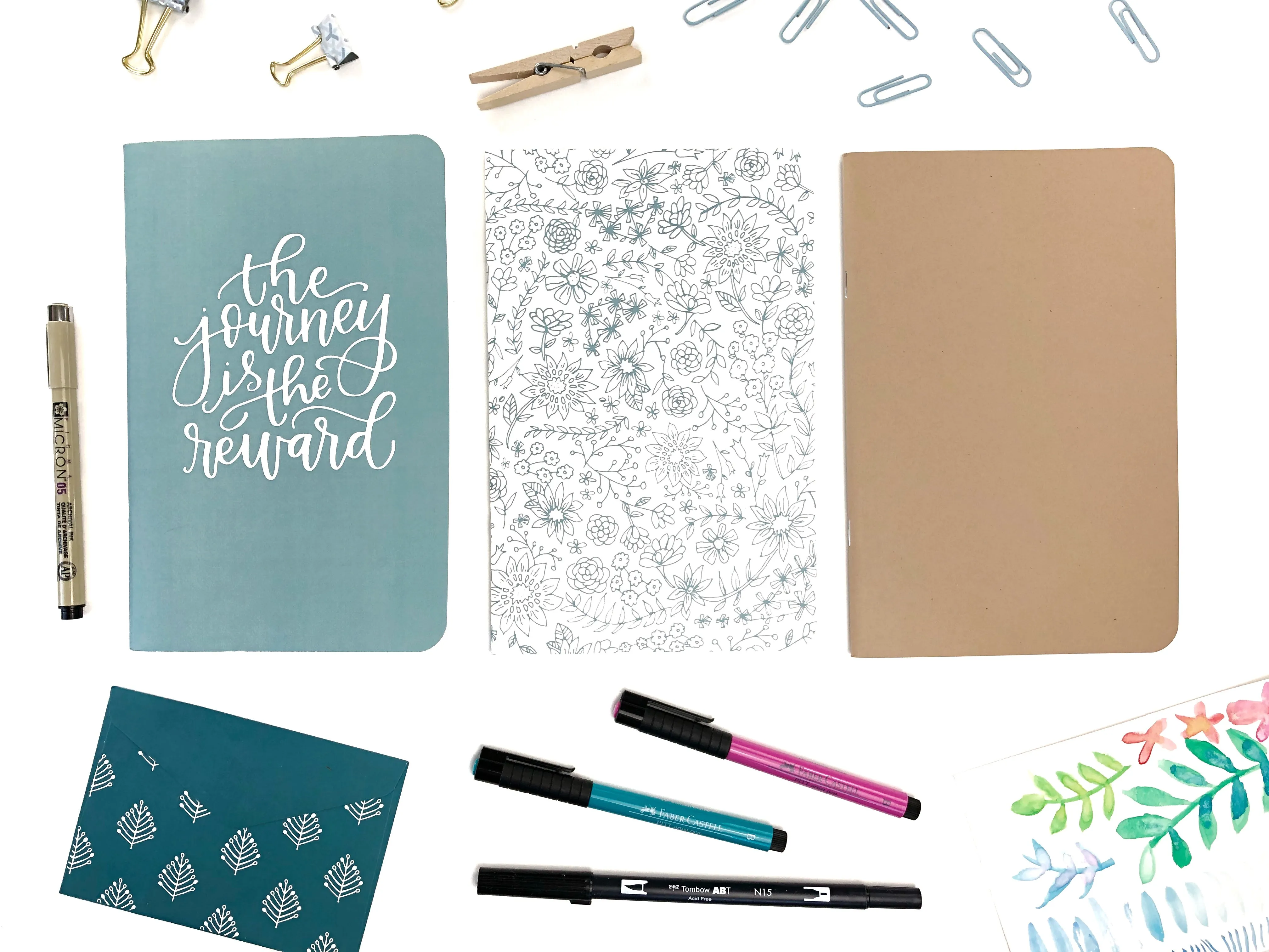 Mixed Set of 3 Perfect Lettering Notebooks
