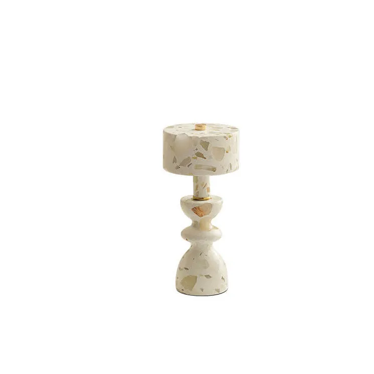 Modern Minimalist Iron Marble USB LED Table Lamp
