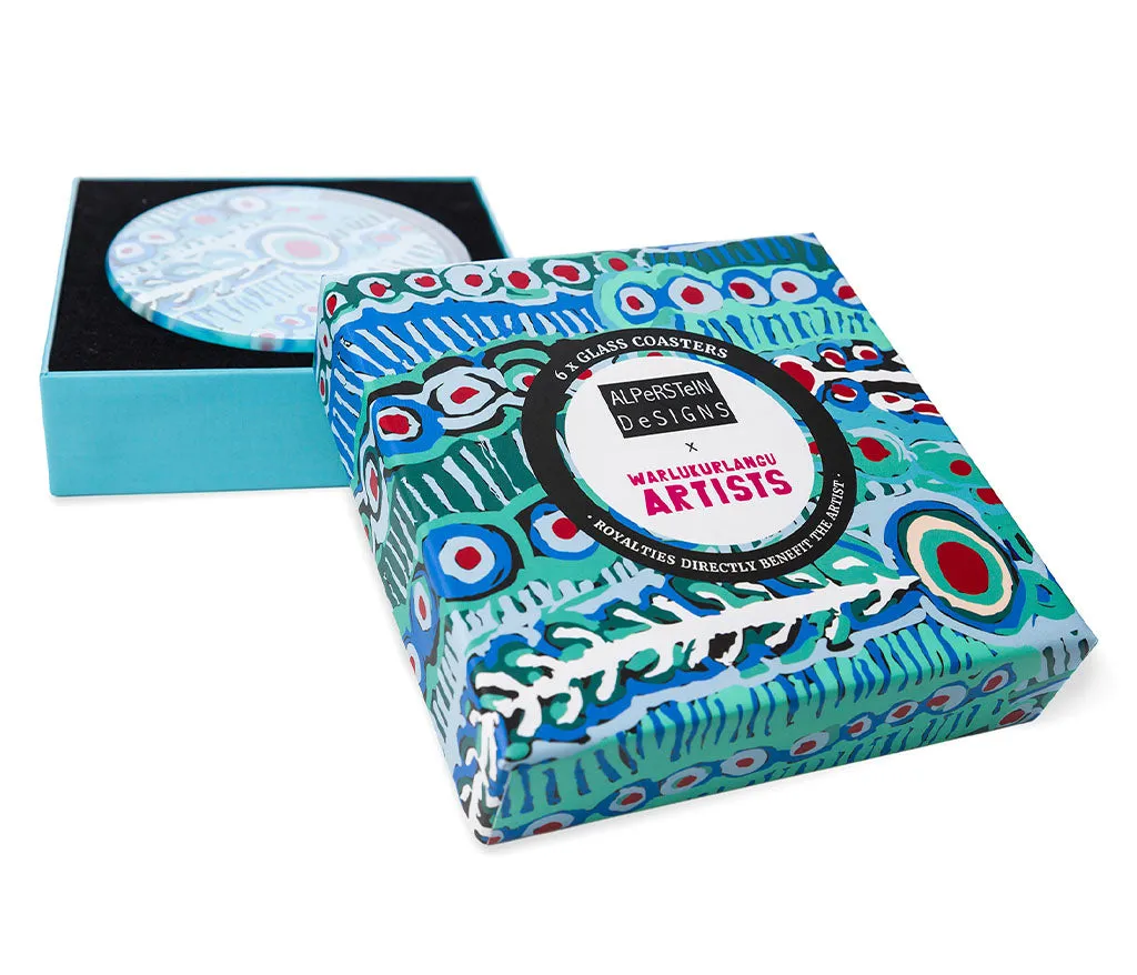 Murdie Morris Glass Coaster Set