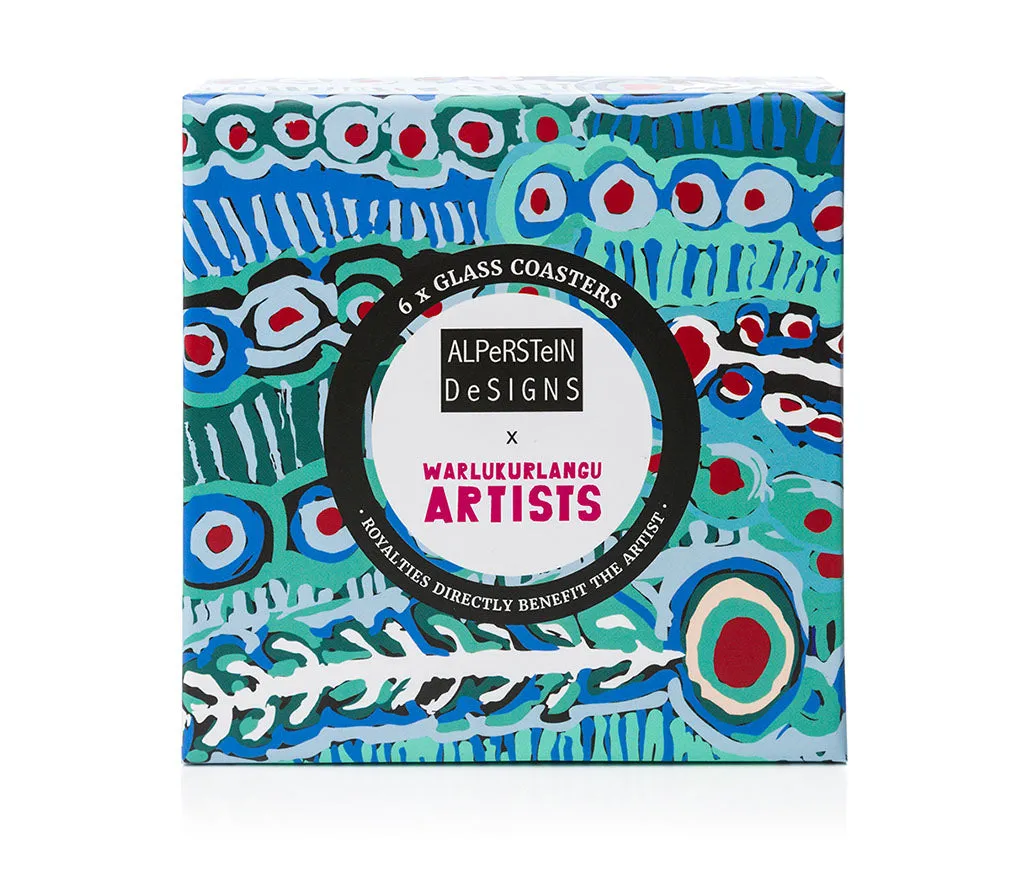 Murdie Morris Glass Coaster Set