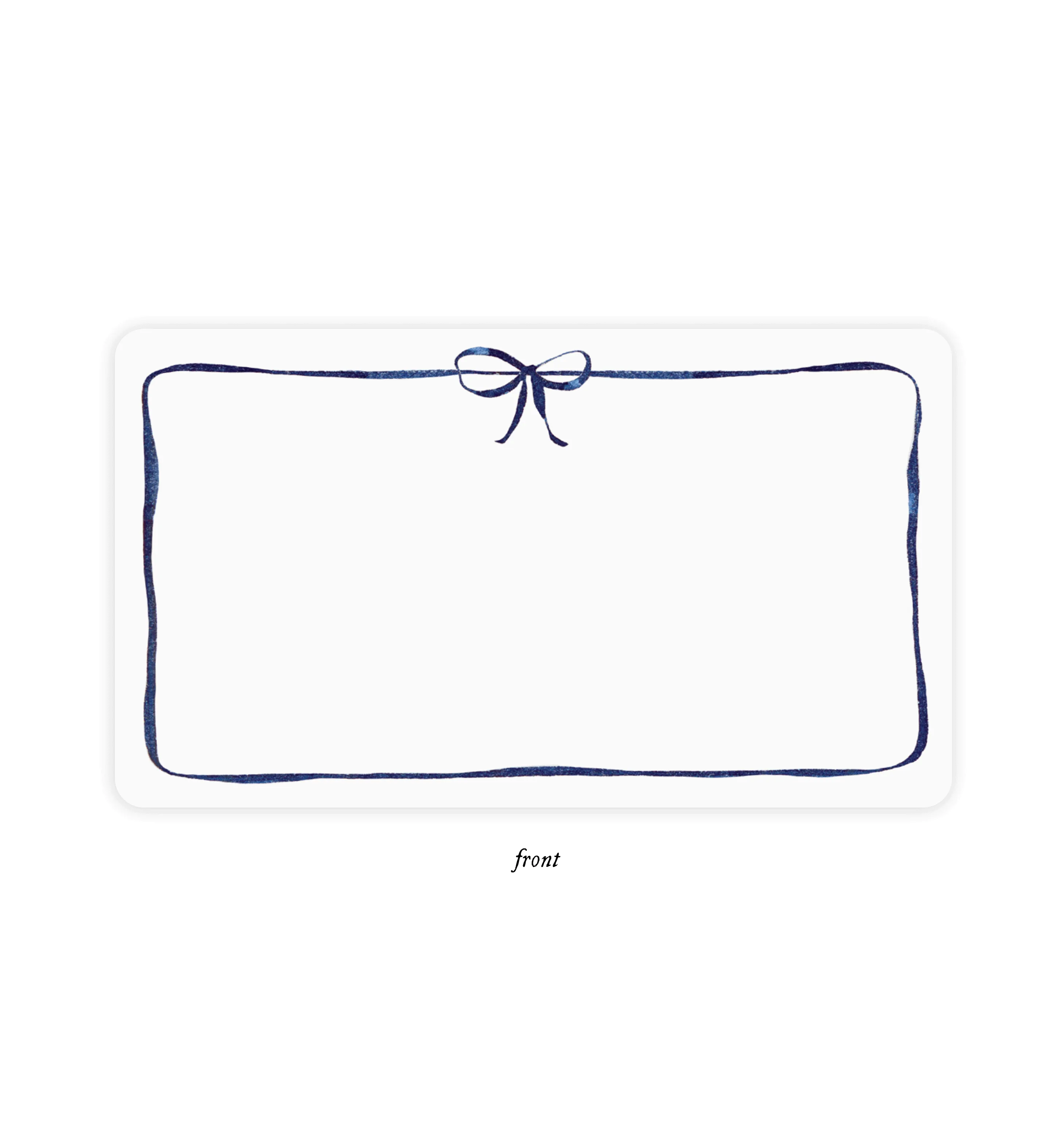 Navy Bow Little Notes