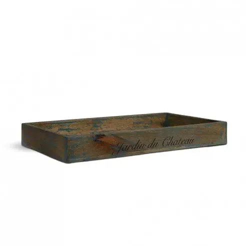 Paris Turquoise Distress Tray